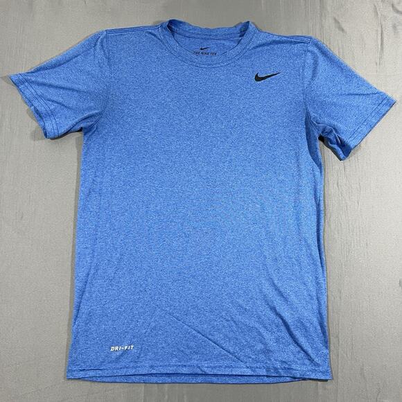 Nike Other - Nike Dri-Fit T Shirt Mens Small Blue Athletic Training Swoosh Logo Gym Tee